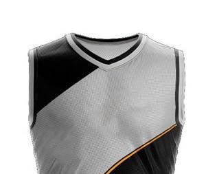 Uniforme de Baloncesto Transpirable de Alta Calidad, Diseños y Colores Personalizables, 100% Poliéster, Sin Mangas, Servicio OEM al por Mayor - Product Image 3