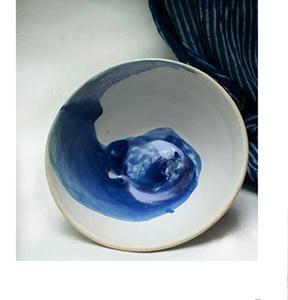 Bols en céramique plaqués assiettes avec personnalisation ustensiles de cuisine et vaisselle faits à la main finis brillants - Product Image 6