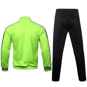 Ensemble de survêtement d'hiver décontracté 2 pièces pour homme, col montant zippé avec deux poches pour jogging ou survêtement - Product Image 5