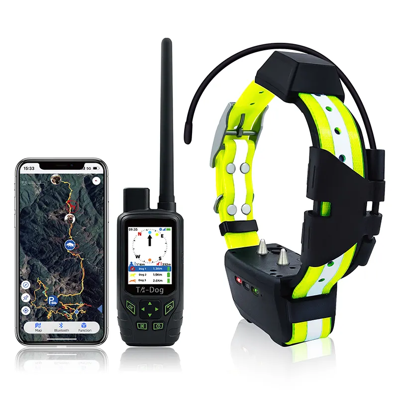 Haute qualité Top vente 2023 oiseau sanglier chasse Smart hybride 4G/RF GPS pour la chasse chien dispositif de suivi Pet Mini collier