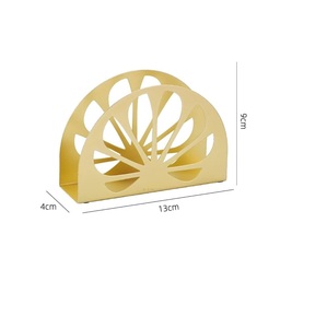 Home Decor Latest Model <b>Table</b> Decorative Metal Napkin Holder with <b>Gold</b> Plated for Home Hotel Use in Wholesale Price - Product Image 3
