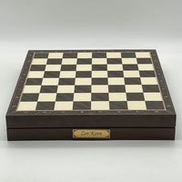 UTILISER LE LUXE PRATIQUE EN GROS Jeu d'échecs en bois personnalisé Jeu d'échecs de grande taille Planche pliante Pièces d'échecs