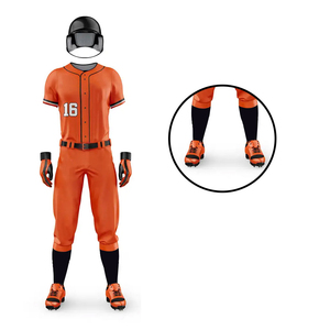 Nuevo precio razonable, uniforme de béisbol transpirable de secado rápido para hombres, conjunto de uniforme de béisbol de buena calidad hecho en Pakistán - Product Image 6