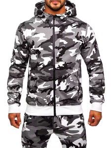 ชุดกีฬาสำหรับผู้ชายชุดวอร์มสไตล์ฮิปฮอปผ้าฝ้าย100% สั่งตัด - Product Image 2