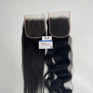 Precio de fábrica Cierre Frontal Cabello crudo Vietnamita Cabello HD Cierre de encaje suizo Frontal HD Encaje Cabello crudo - Product Image 3
