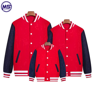 Chaqueta universitaria de alta calidad para hombre, venta al por mayor personalizada, Color sólido con cuello levantado, mangas completas para Precio de temporada de invierno - Product Image 3