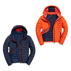 Chaqueta Parka cálida de invierno 2024 para hombre, abrigos acolchados con capucha y cremallera en lona, chaqueta acolchada de moda especial al por mayor - Product Image 5
