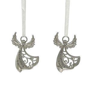 Handcrafted Metal <b>Angel</b> Christmas Tree <b>Ornaments</b> Hanging Holiday Decorations Festive Figurines Home Party Seasonal Gifts - Product Image 3