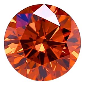 เพชรทรงกลม 1.10 กะรัต ผลิตในห้องปฏิบัติการ สีส้มสดใส ระดับ VS2 ได้รับการรับรองจาก IGI - Product Image 2