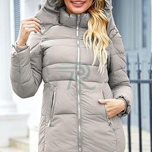 Chaquetas Cortavientos de Forro Polar Impermeables de Secado Rápido para Mujer, con Capucha Desmontable, de Poliéster/Nylon, para Invierno, Pakistán, Razorts, Gran Venta - Product Image 3