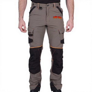Pantalones de Trabajo Casuales de Alta Calidad para Hombre, Elásticos, Reflectantes, Ropa de Trabajo para Construcción - Product Image 1