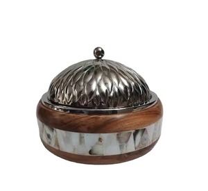 เครื่องอุ่นอาหารหม้อร้อนพร้อมฝาปิดทำจากไม้ซัพพลายเออร์และผู้ผลิตหม้อไฟยอดนิยม - Product Image 2