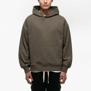 Custom Logo Men's Fleece Lined Fashionable Hoodie Heavy Weight Oversize Pullover Cotton Polyester Warm <b>Vintage</b> <b>Sweatshirt</b> - Product Image 1