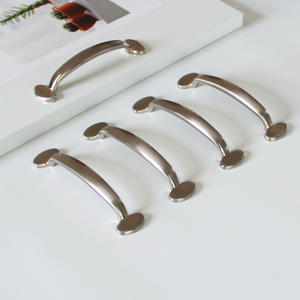 Poignées de meuble modernes en alliage de zinc, quincaillerie durable pour armoires de cuisine, placards et tiroirs, finition nickel brossé - Product Image 1