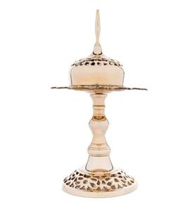 Quemador de incienso de latón de última colección de alta calidad, Metal pulido liso de la India para el hogar, Hotel, Festival, regalo decorativo, venta - Product Image 1