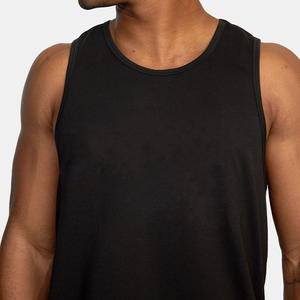 Camisetas sin mangas bordadas transpirables de talla grande para hombre de calidad superior estilo informal de secado rápido para atletas camisetas sin mangas de punto - Product Image 5