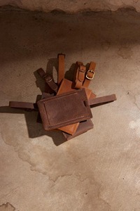 Direct Sales of Customized Soft Genuine Leather <b>Luggage</b> Tag LLT-0054 from Factory Direct Sales for Travel Tags - Product Image 3