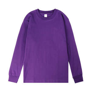 Camiseta de manga larga unisex con estampado de logotipo personalizado para hombre, camisetas de manga larga lisas en blanco de algodón transpirable de secado rápido al por mayor - Product Image 4