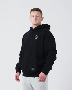 OEM 2025 High Quality Plain Heavyweight Winter Pullover Unisex Print Embossed Cotton Oversize <b>Hoodies</b> by Edge Force Sportswear - Product Image 2