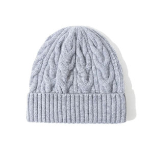 Gorro Casual para Uso Diario, Tejido Suave, Cálido, de Punto, para Invierno, Moderno, Elegante, Cómodo, Jacquard - Product Image 2
