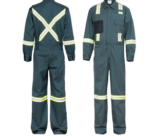 Combinaisons de travail haute visibilité ignifuges et antistatiques certifiées CE/EU, uniformes de sécurité personnalisables pour hommes - Product Image 1