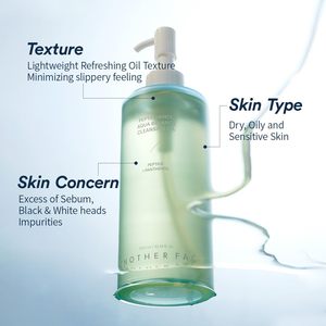 Korean K-Beauty Face Cleanser Oil OTRO CARA PEPTATHENOL AQUA BALANCE 150ml Limpiador de poros y aceite de limpieza - Product Image 2