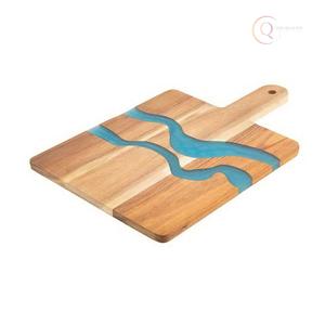 Tabla de Cortar de Madera Antibacteriana Ecológica Premium para Utensilios de Cocina, Apta para Lavavajillas, Color y Durabilidad de Bambú Natural - Product Image 5