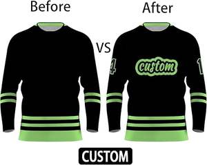 Conjunto de uniforme de hockey sobre hielo transpirable de secado rápido unisex personalizado al por mayor elegante y cómodo para hombres y mujeres - Product Image 6