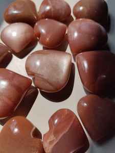 Superventas, venta al por mayor, piedra solar de oro rosa Natural, piedra lunar, corazón, cristal, estilo amor, Material de piedras preciosas para meditación, decoración del hogar - Product Image 5