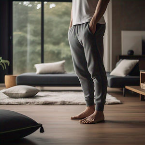 กางเกงวอร์มแนวสตรีทสำหรับผู้ชายกางเกงผ้าฟลีซกางเกงซับเหงื่อผ้าคอตตอนมีเชือกผูกเอวคุณภาพสูงสำหรับผู้ชาย - Product Image 4