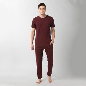 Day Model 100% Poliéster Slim Fit Camiseta y pantalones cortos Conjunto para hombre Estampado de secado rápido Azul marino Cuello redondo Twinset - Product Image 5