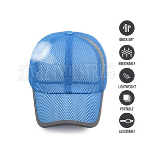 หมวกเบสบอลผ้าตาข่าย6แผงตาข่ายสำหรับผู้ชายหมวกเบสบอล2024 - Product Image 2