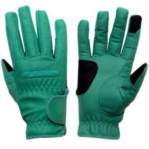 Guantes de montar a caballo personalizados guantes de cuero ecuestres compatibles con pantalla táctil impresa guantes de montar antideslizantes al por mayor - Product Image 2