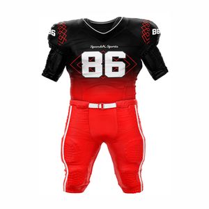 Uniformes personnalisés de football américain fabriqués sur commande pour les équipes Maillot de football américain brodé pour hommes bon marché - Product Image 1