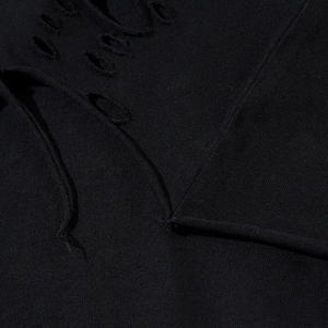 Camiseta de Hombre, Diseño Retro Moderno con Degradado, Cuello Redondo, Patrón Bordado, Informal, de Algodón, Cómoda y Holgada - Product Image 4