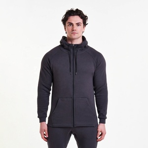 Ensemble de survêtement d'entraînement pour homme en polyester de haute qualité, coupe ajustée, ensemble de sport d'hiver - survêtement uni, jogging pour homme, survêtement d'hiver - Product Image 3