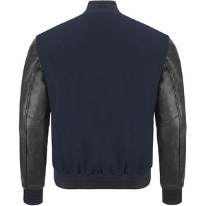 Nueva fábrica al por mayor de buena calidad, ropa de calle de gran tamaño personalizada, chaquetas universitarias de béisbol, chaqueta de béisbol para hombres - Product Image 2
