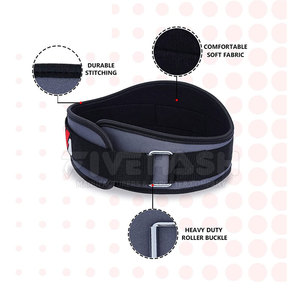 เข็มขัดยกน้ำหนักนีโอพรีนแท้ ขายดี เข็มขัดฟิตเนสออกกำลังกาย น้ำหนักเบา เข็มขัดนีโอพรีนสำหรับฝึกซ้อม - Product Image 3