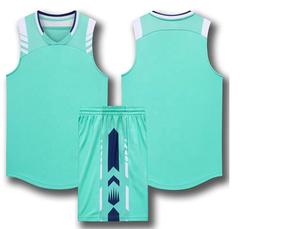 Conjuntos de uniformes de baloncesto transpirables de talla grande para hombre personalizados OEM al por mayor con tela antibacteriana y sublimación - Product Image 5