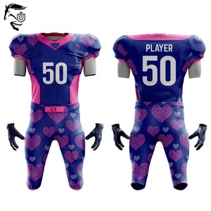 2025 OEM/ODM Camisetas y pantalones de fútbol americano personalizados | Conjuntos de uniformes de poliéster sublimado de alta calidad unisex" - Product Image 1