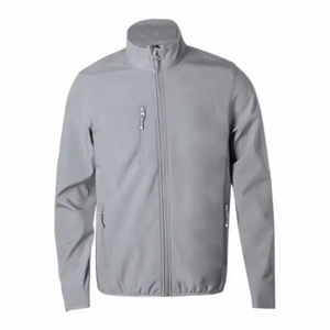 Chaqueta táctica de invierno Softshell para exteriores de combate para hombre, a prueba de viento e impermeable con cremallera, cuello levantado de poliéster 100% - Product Image 1