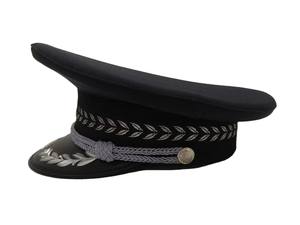 Insignias Diseños formales Bordado o impreso Insignia Alta calidad Negro Azul Verde Color Personalizado Ceremonial oficer Cap - Product Image 4