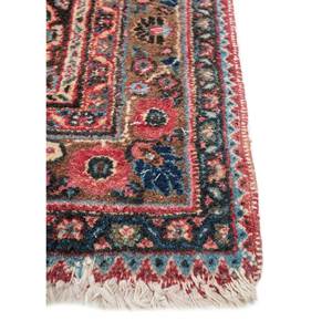 Tapis en laine noués à la main Aalam Pae-6382, design patchwork rose et violet pour la décoration de la maison, salon, nouveau tapis de couloir 9x12 - Product Image 4