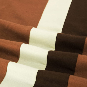 Couleur bloquant hommes été à manches courtes Polo sport survêtement ensemble bonne qualité hommes été Polo court ensemble - Product Image 5