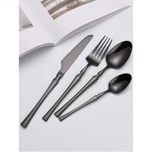 Juego de Cubiertos de diseño de acabado de acero inoxidable, juego de cubiertos de plata con diseño completamente de Metal, herramientas de cubiertos, cubiertos brillantes - Product Image 5