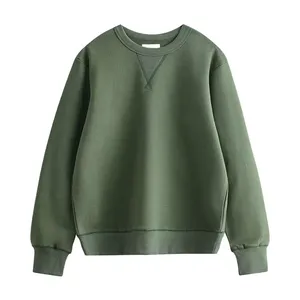 Sweat-shirt unisexe 6XL imprimé ODMOEM en molleton épais, col rond oversize, uni, décontracté, pour l'hiver, vêtements de sport d'extérieur, vente en gros - Product Image 2