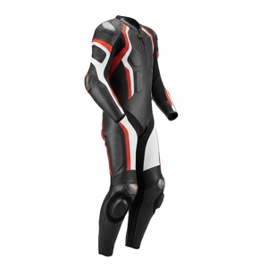 Combinaison de moto en cuir pour homme avec logo personnalisé OEM, prix d'usine en gros, équipement de protection professionnel avec armure CE, combinaison de motard - Product Image 3