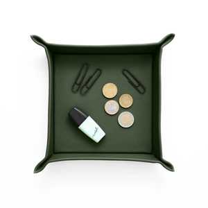 Royal Essence Velvet & Leather Combination Tray High-End Decorative Serving Tray for Home Interiors Dining and Export Market Use - Product Image 5