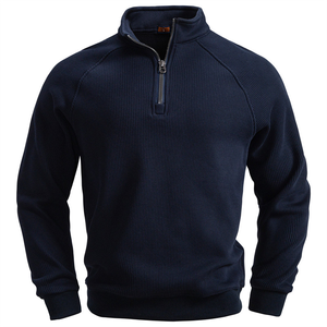 Sudadera de Cuello Redondo con Logotipo Personalizado, Primavera 2026, Transpirable, de Forro Polar Ecológico, Poliéster/Algodón, Elegante para Hombre - Product Image 4