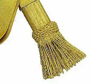 High Quality Customized Silver Bullion Wire Sword Knots Adjustable Fabric Custom Color - Product Image 3